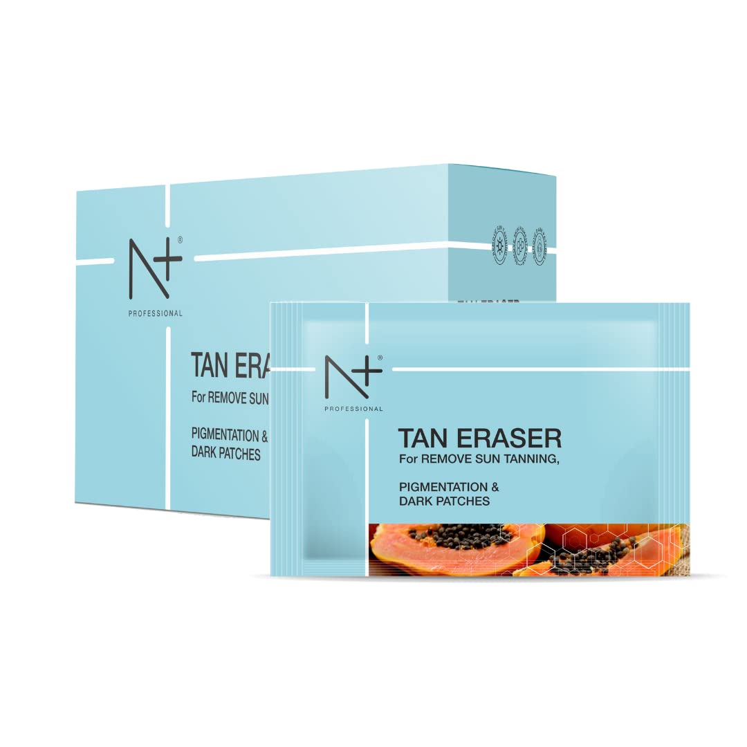 N plus De tan mask 12 pouch of 12g for glowing and tan free skin