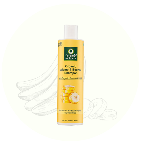 Organic harvest Volume & Bounce Shampoo 250ml