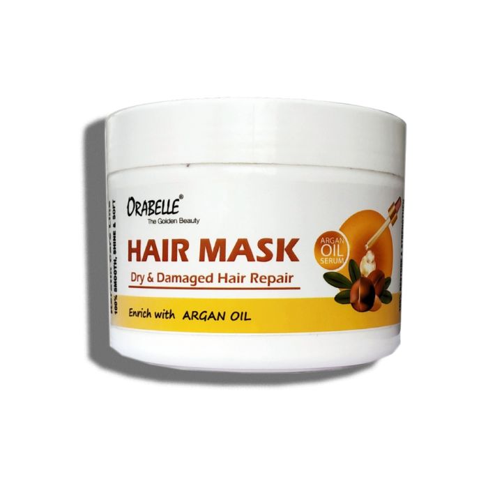 Orabelle Keratin care line Hair mask Dry & damaged hair repair enrich with Argan oil 500ml