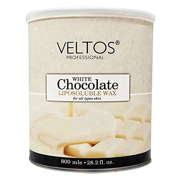 Veltos professional white chocolate liposoluble wax 800ml